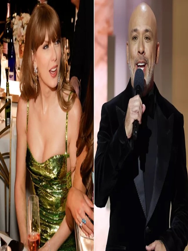 Comedian Jo Koy and Taylor Swift at Golden Globe Awards
